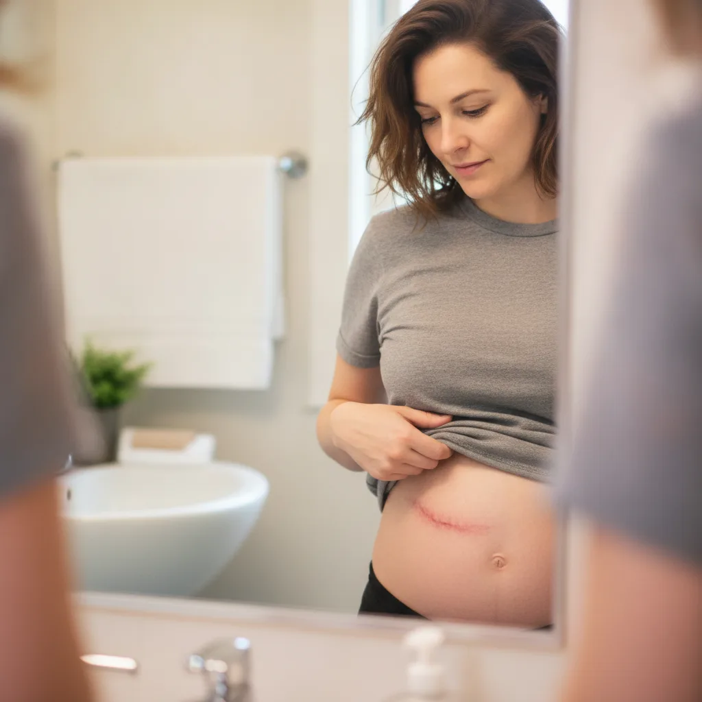 évolution cicatrice césarienne mois par mois