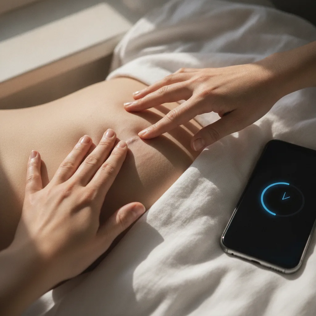 massage cicatrice césarienne quand commencer