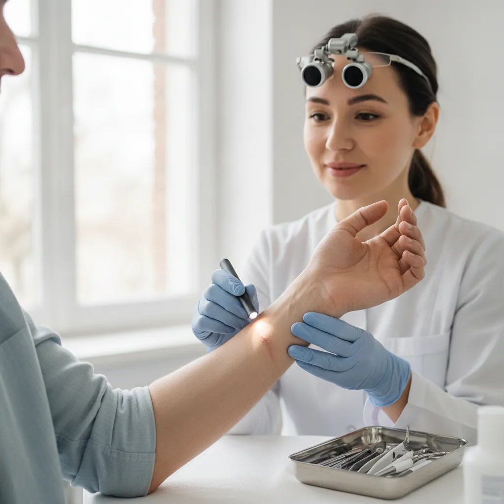 quand consulter dermatologue cicatrice